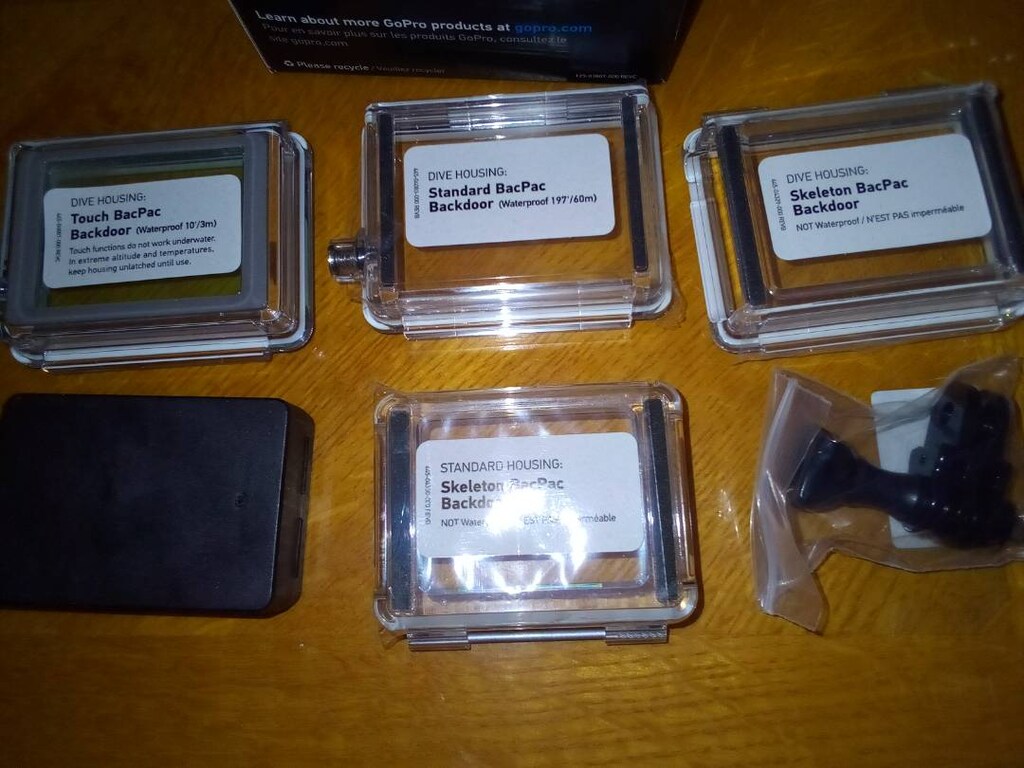 GOPRO 3 3+ 4 ARKA KAPAK SETİ AMBALAJINDA