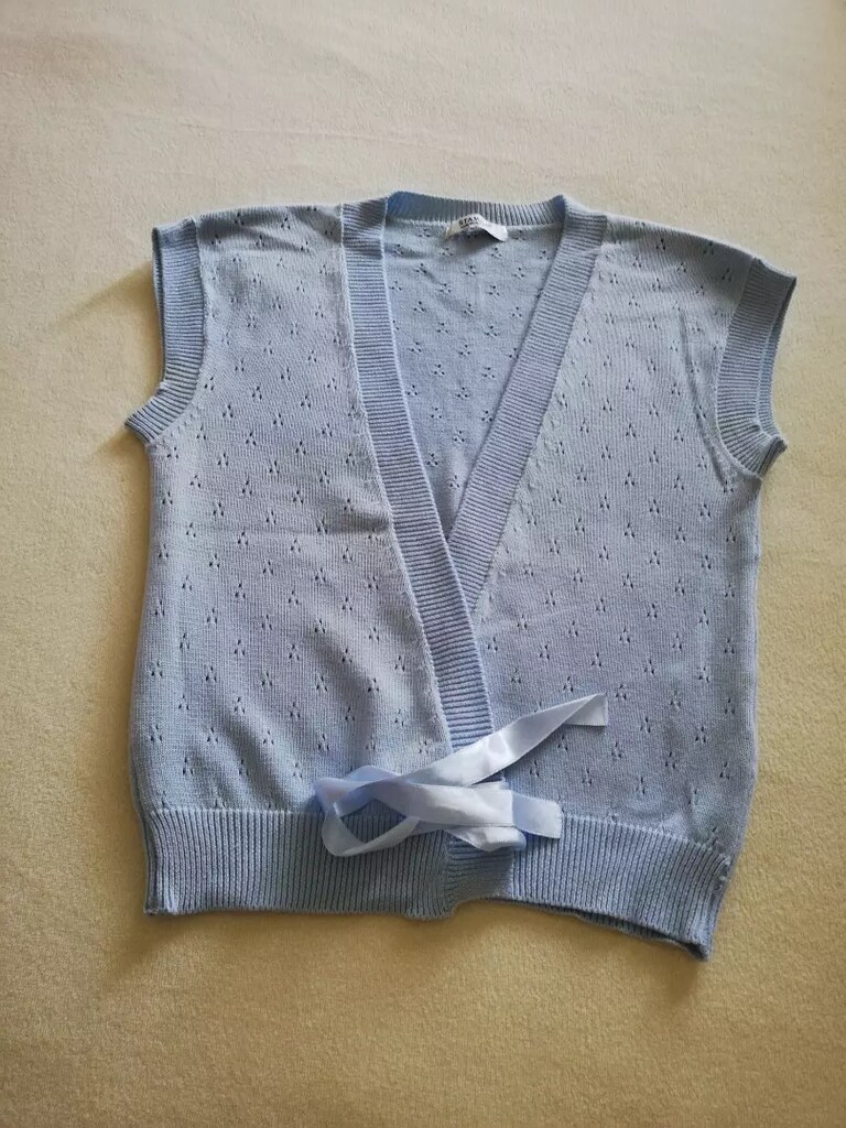 Örgü kısa yelek