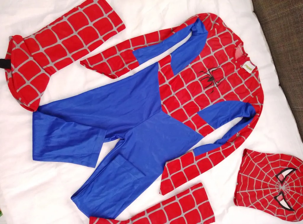Spiderman kostüm 7/8 yaş uyumlu - 6
