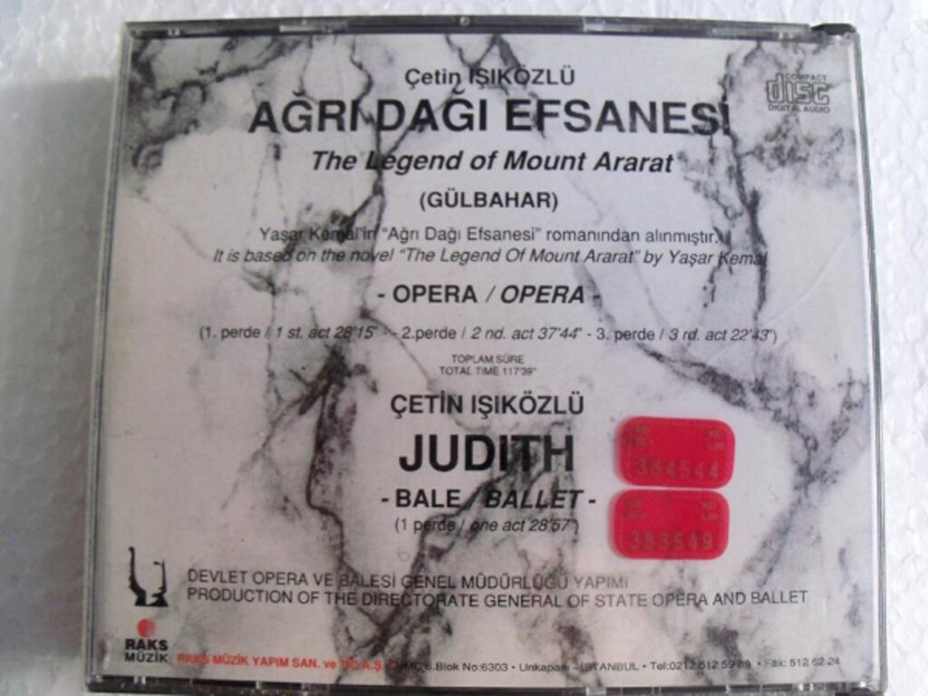 ÇETİN IŞIKÖZLÜ - AĞRI DAĞI EFSANESİ / THE LEGEND OF MOUNT ARARAT 2 CD - 2