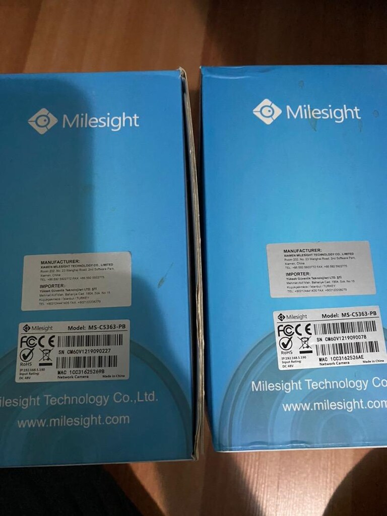 Milesight kamera - 2