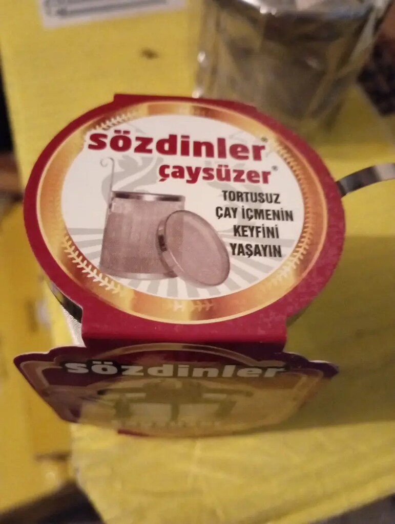 Sözdinler çay süzer kapaklı süzgeç - 2