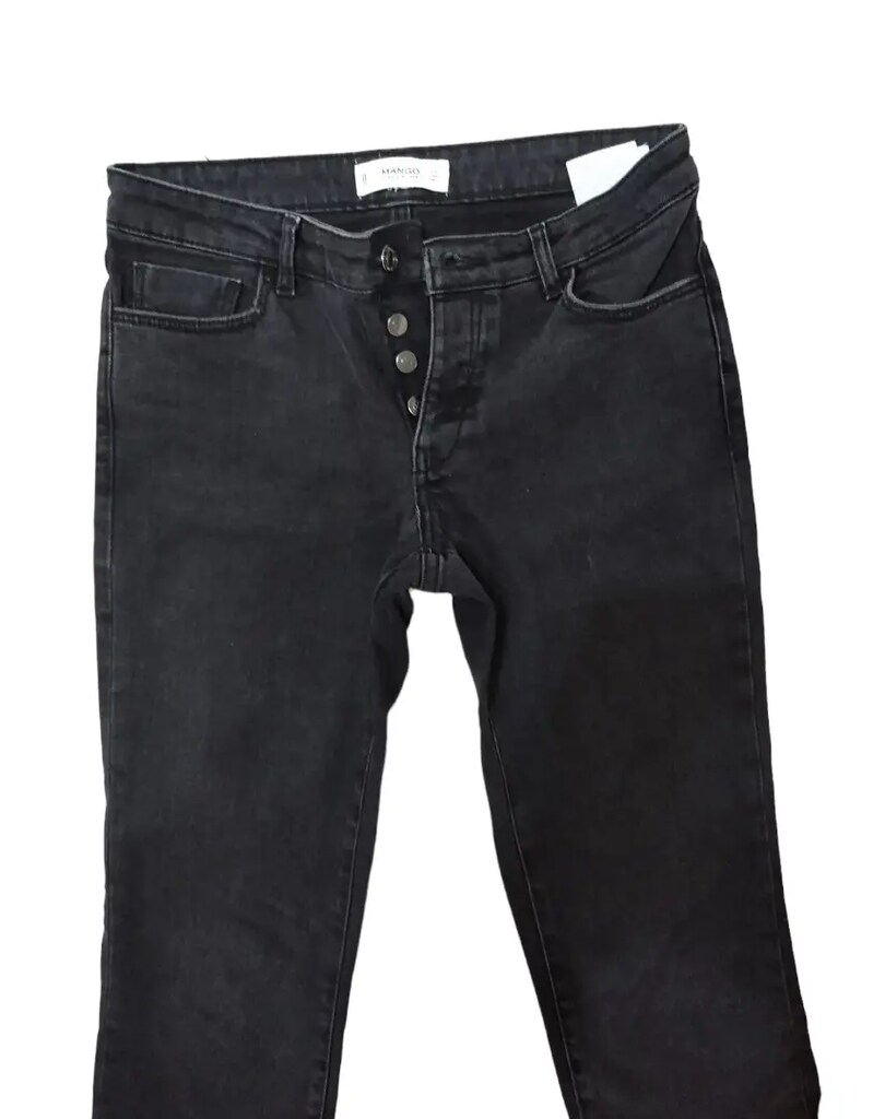 MANGO DENİM ANTRASİT JEAN PANTOLON - 6