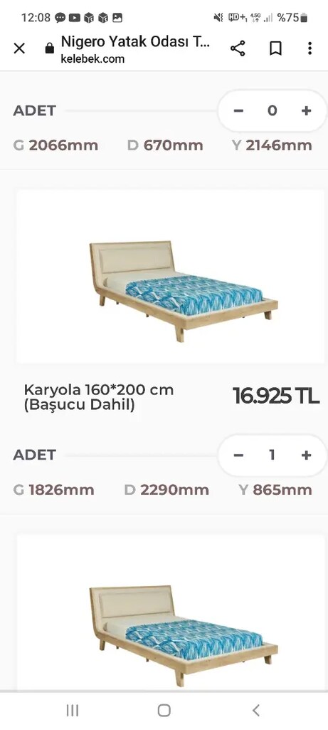 KELEBEK MOBİLYA Nigero Karyola 160×200 - 7