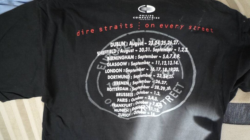 Orijinal Dire Straits Konser T-Shirt Tişört - 2