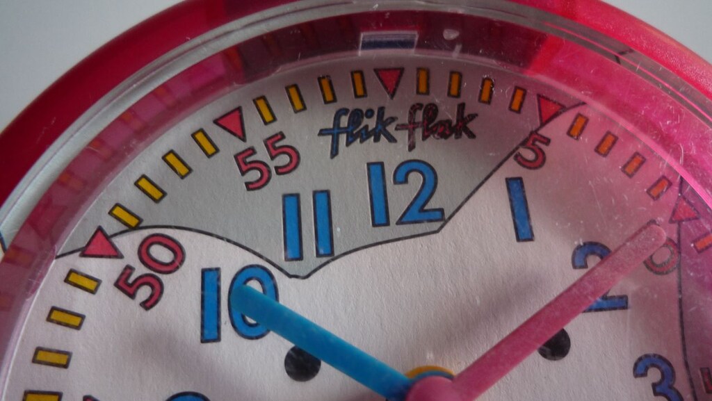 Flick Flack (Swatch) Alarmlı Masa Saati - 4