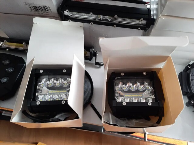 Beyaz Işık Led Far Led Sis Tepe Lambası Araba Motosiklet Atv Utv Buggy