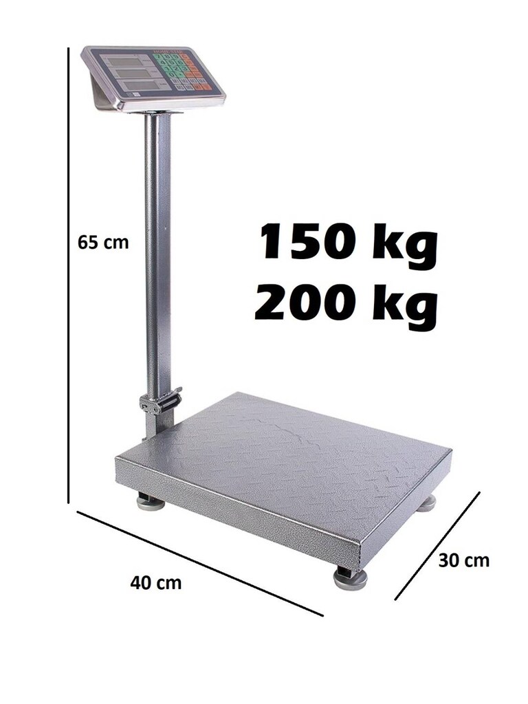 150 kg ve 200 kg Katlanır Baskül Terazi Tartı Kantar