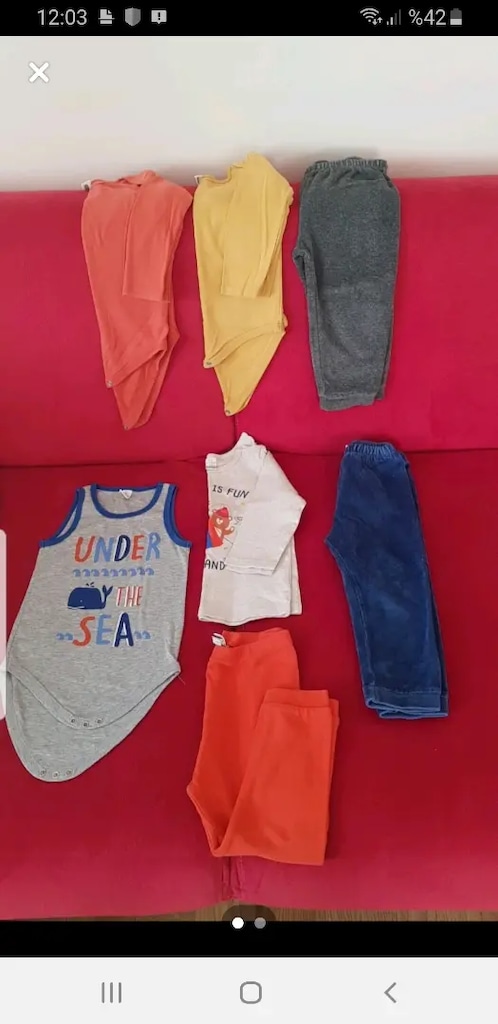 Çocuk eşyaları 18-24 ay Lc waikiki iyi durumdadır