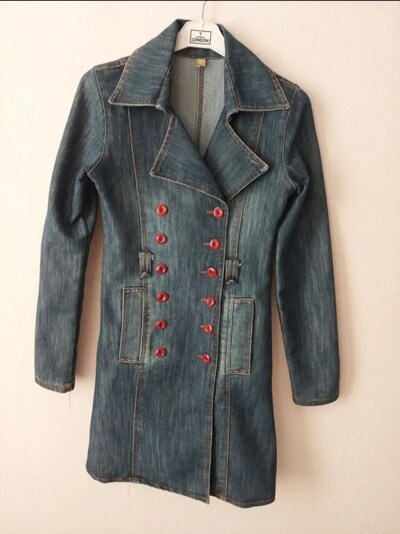 KOTON & OLE Jean bayan trençkot S-M beden