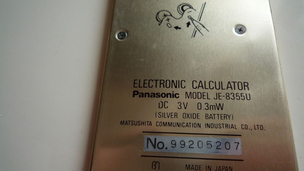 Panasonic Koleksiyonluk Hesap Makinesi - JE-8355U - 4