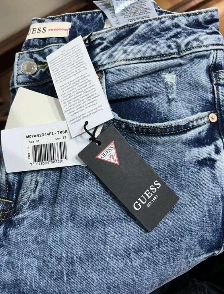 Guess erkek kot pantolon