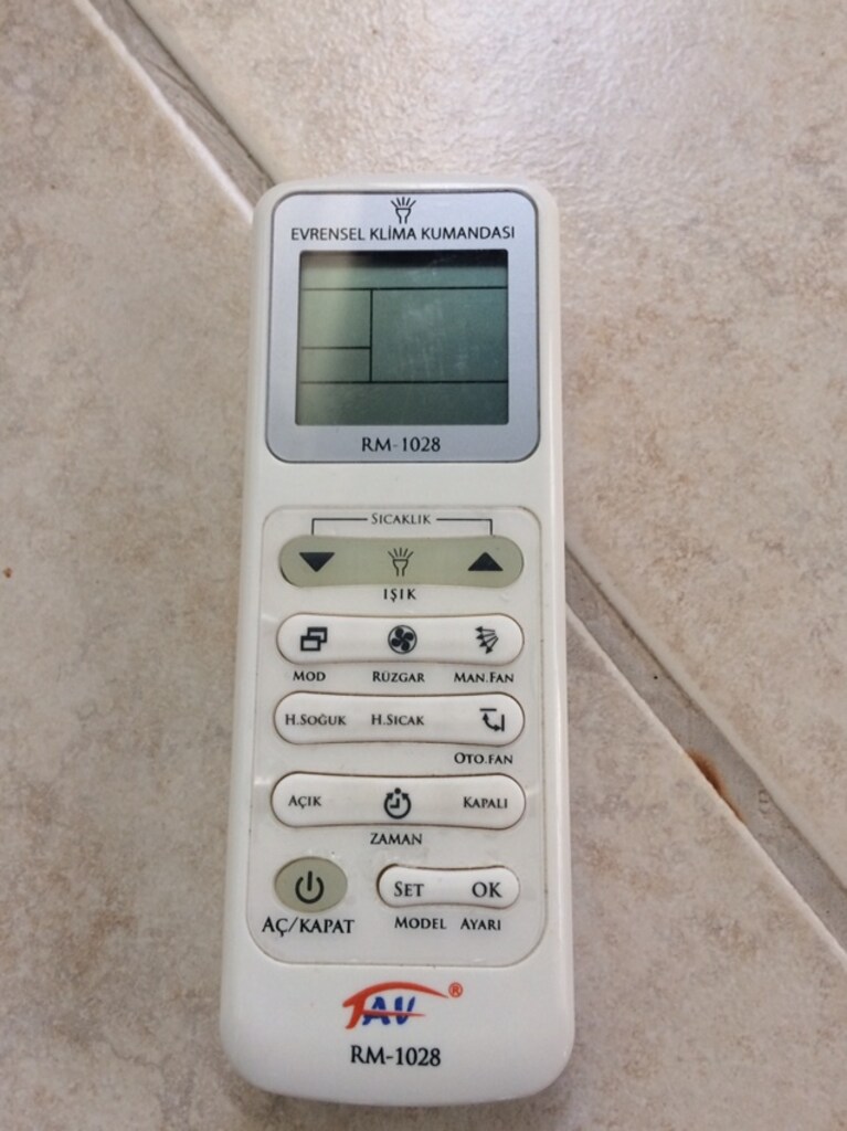 Klima pas kumandaları beko arçelik - 6
