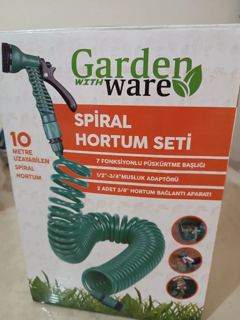 Spiral hortum seti spiral hortum seti 10 metre uzanabilen çok fonksiyo - 2