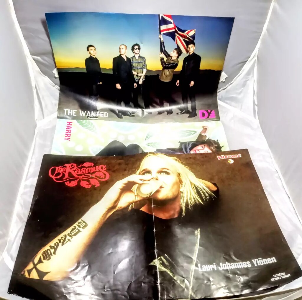 Vintage ve Eski dönem pop rock posterleri - 6