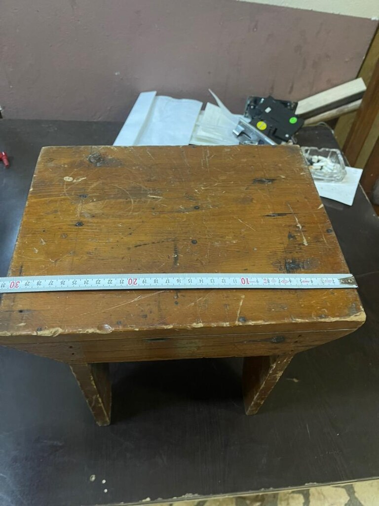 Mini şirin oturak bank sandalye ahşap mobilya ağaç - 4