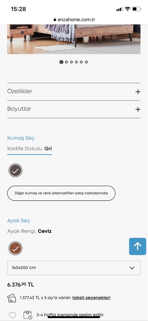 Bordo Enza Home Orlando Tay Tüyü Yatak Başlığı - 5