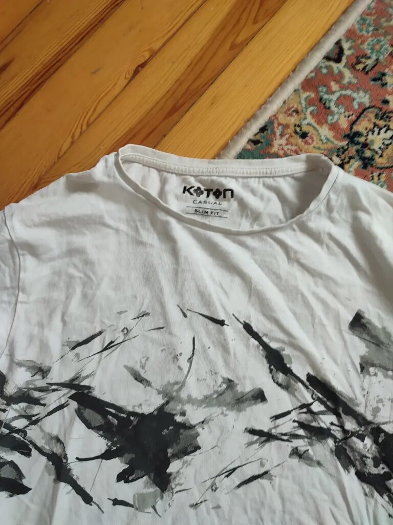 Koton erkek t-shirt Beyaz - 2
