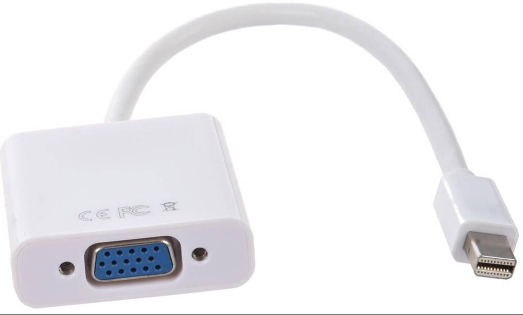 Mini Displayport to VGA Çevirici Macbook Adaptör Görüntü Kablosu