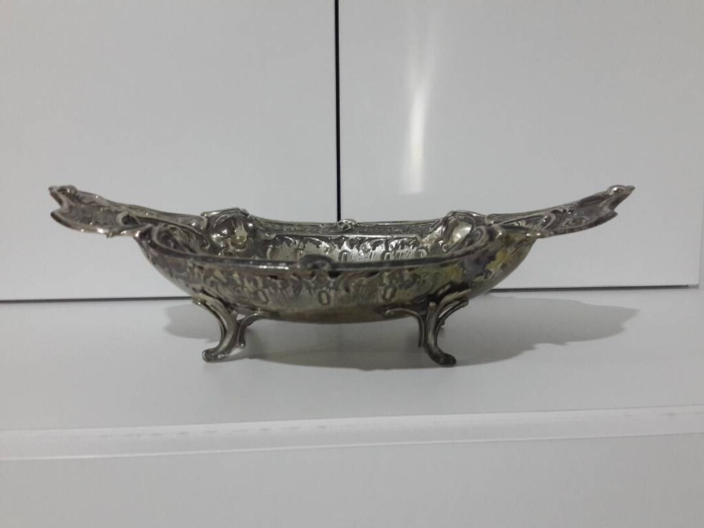 koleksiyonluk 40 yıllık seramik ve metal gondol ve tepsi - 2
