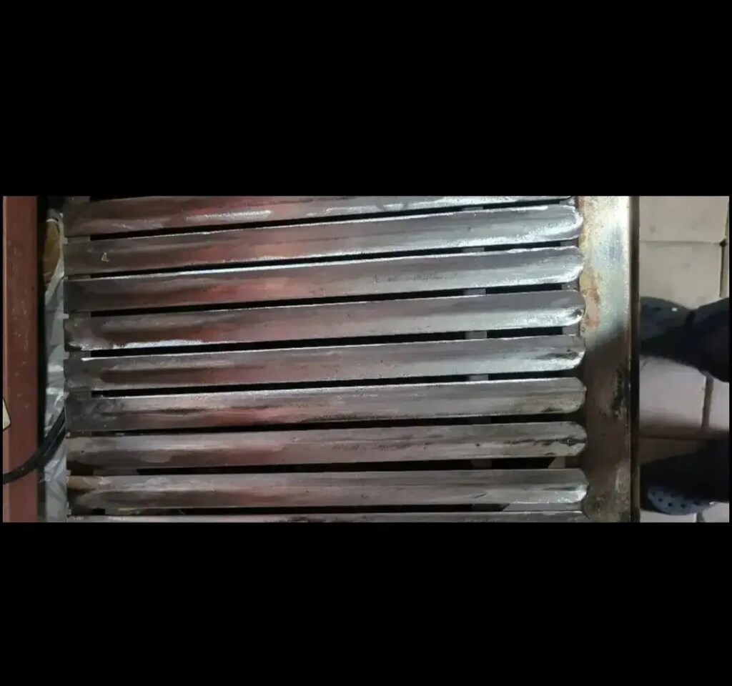 Köfteci ızgarası mangal 40×60 metal oluklu 4mm kalın - 4