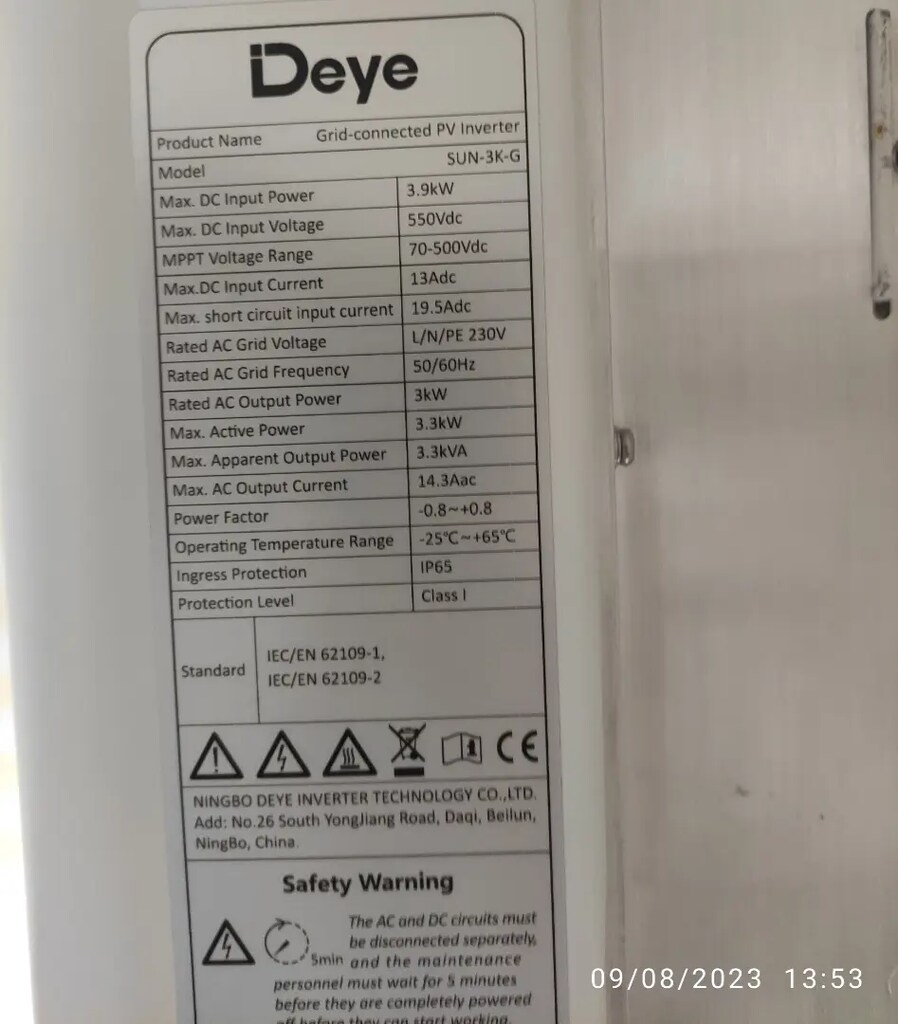 Deye 3kw ongrid inverter - 2