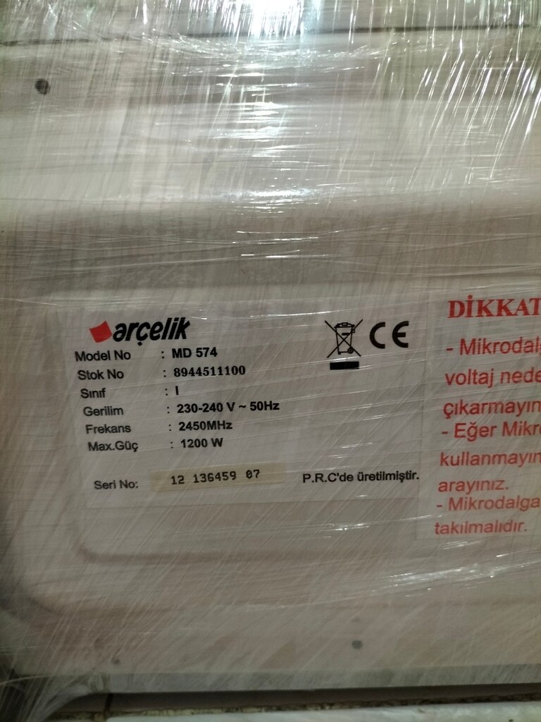 Arçelik microdalga fırın - 3