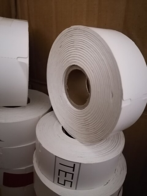 Raf fiyat etiketi 100x38 termal karton
