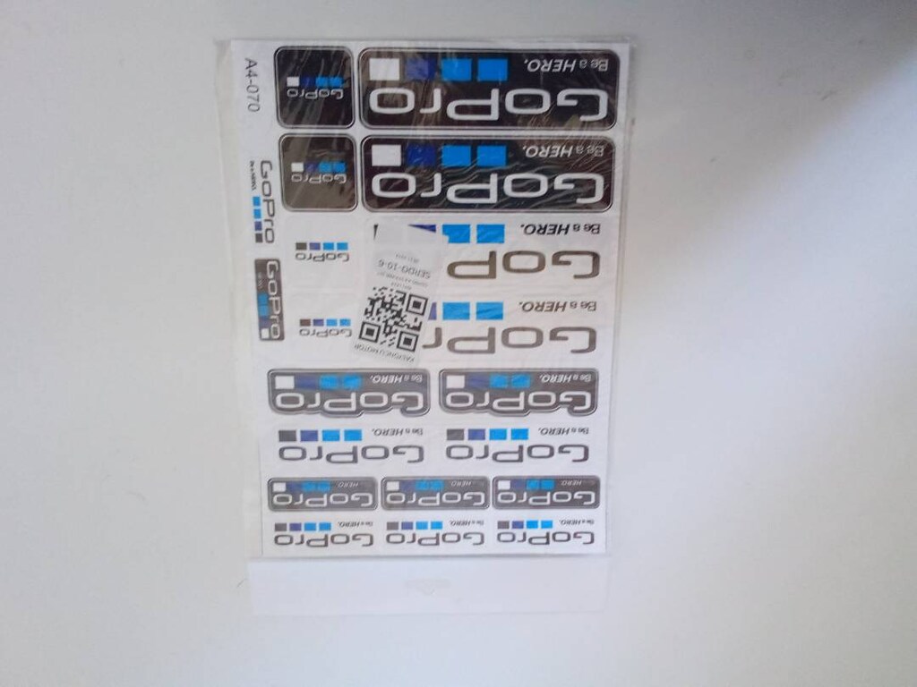 GOPRO ÇIKARTMA A4 BOYUTLU sticker ORİJİNAL - 2