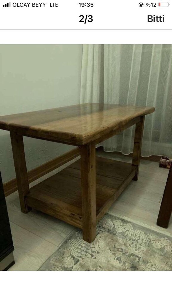 orta sehpa ahşap - 2