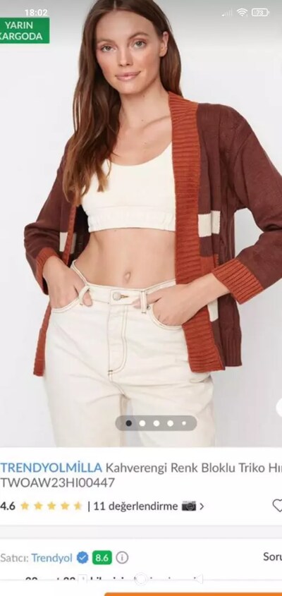 Trendyol milla L beden hirka