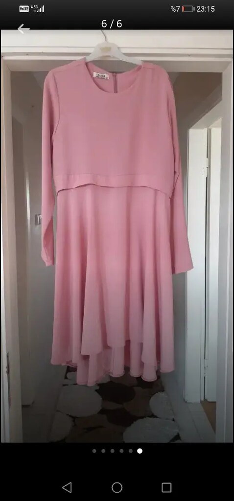 Pembe tunik elbise yeni - 2
