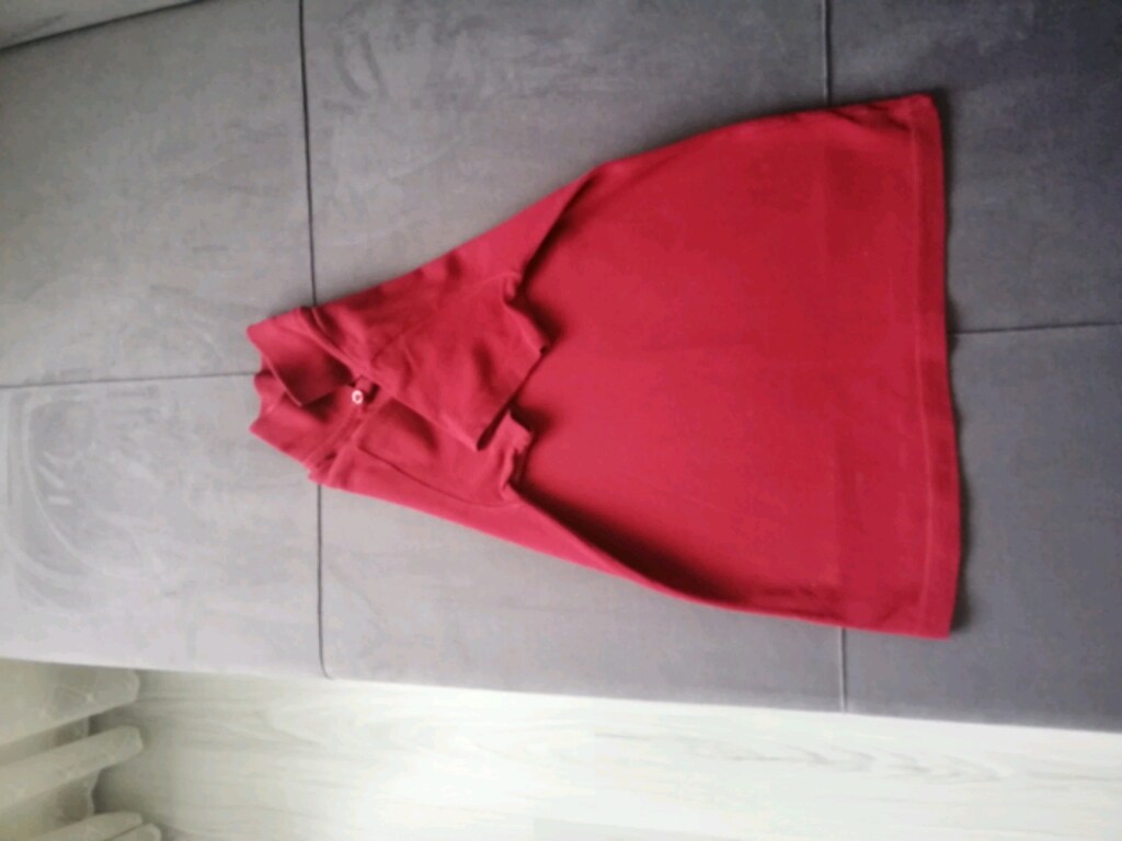Çocuk kısa kollu tişört bordo renk - 7