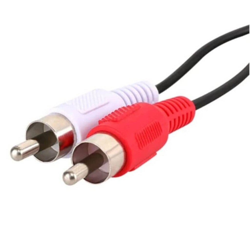 2 RCA Erkek To 3,5 mm. AUX Stereo Dişi Ses Dönüştürücü - 2