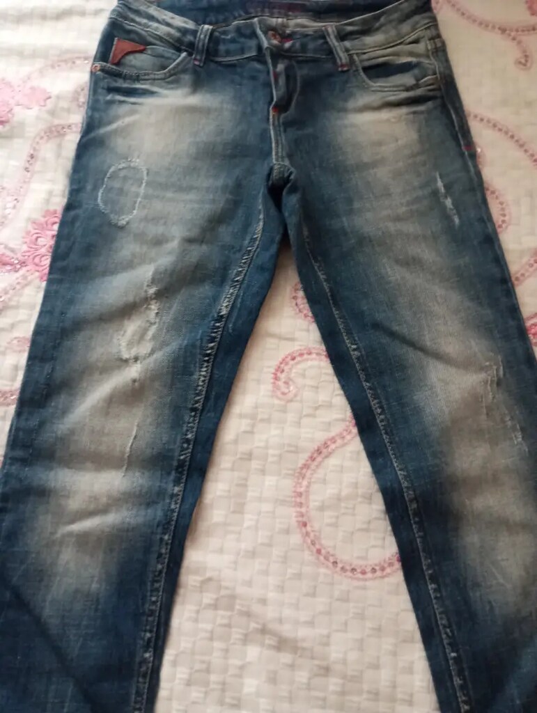 Slim fit kot pantolon - 2
