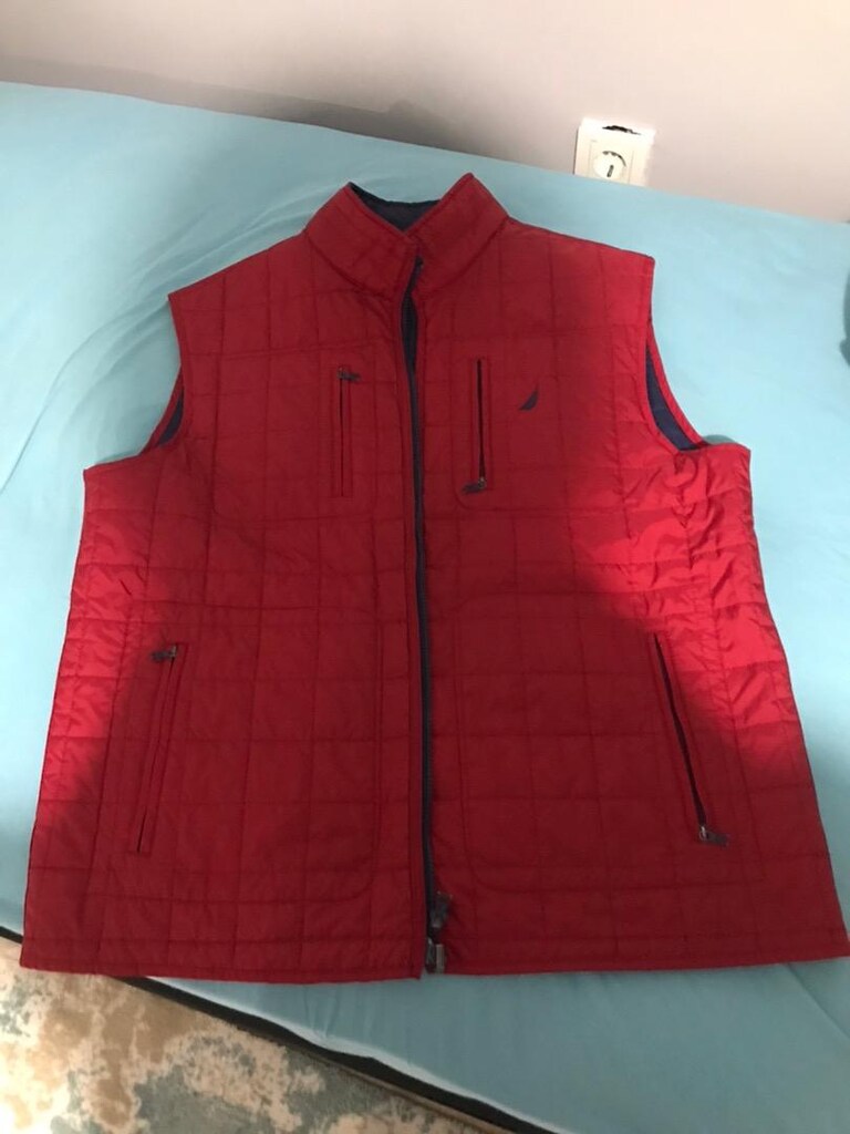 Nautica marka orijinal çift taraflı giyilebilen yelek