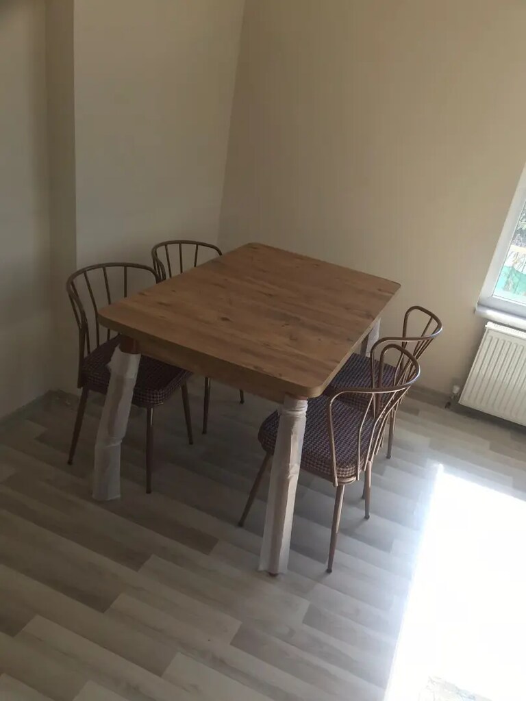 Kaliteli mdf açılabilir yemek masası takımı - 9