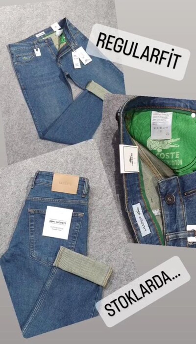 LACOSTE JEANS KOT PANTOLON