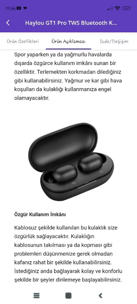 Haylou marka kulaklık - 10