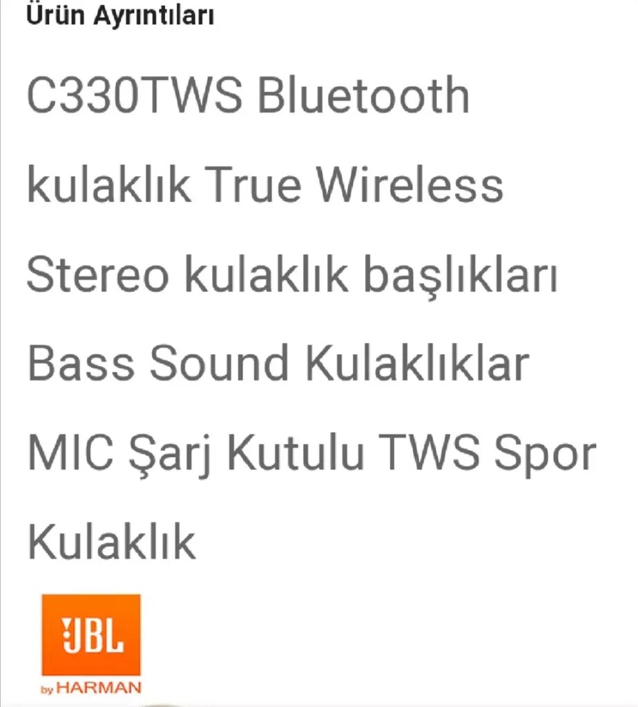 Jbl C330TWS - 5