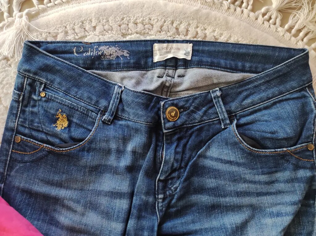 USPA Jean kot pantolon Taşlı gömlek Pembe Barbie - 3
