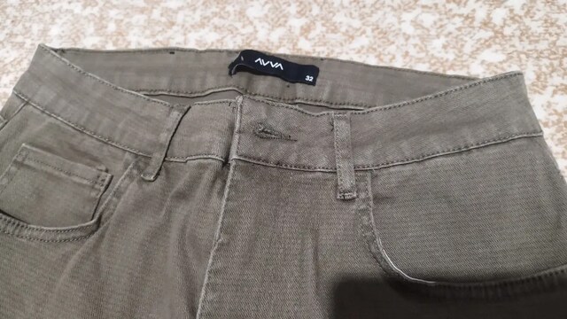 #Avva tam esnek likralı haki pantolon jeans..Yeni sayılır.