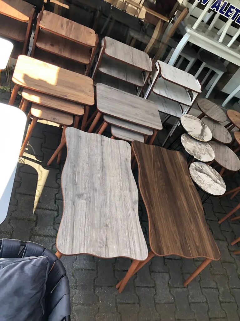 Sıfır kaliteli mdf zigon sehpa ve tekerlekli sehpa çeşitleri - 10