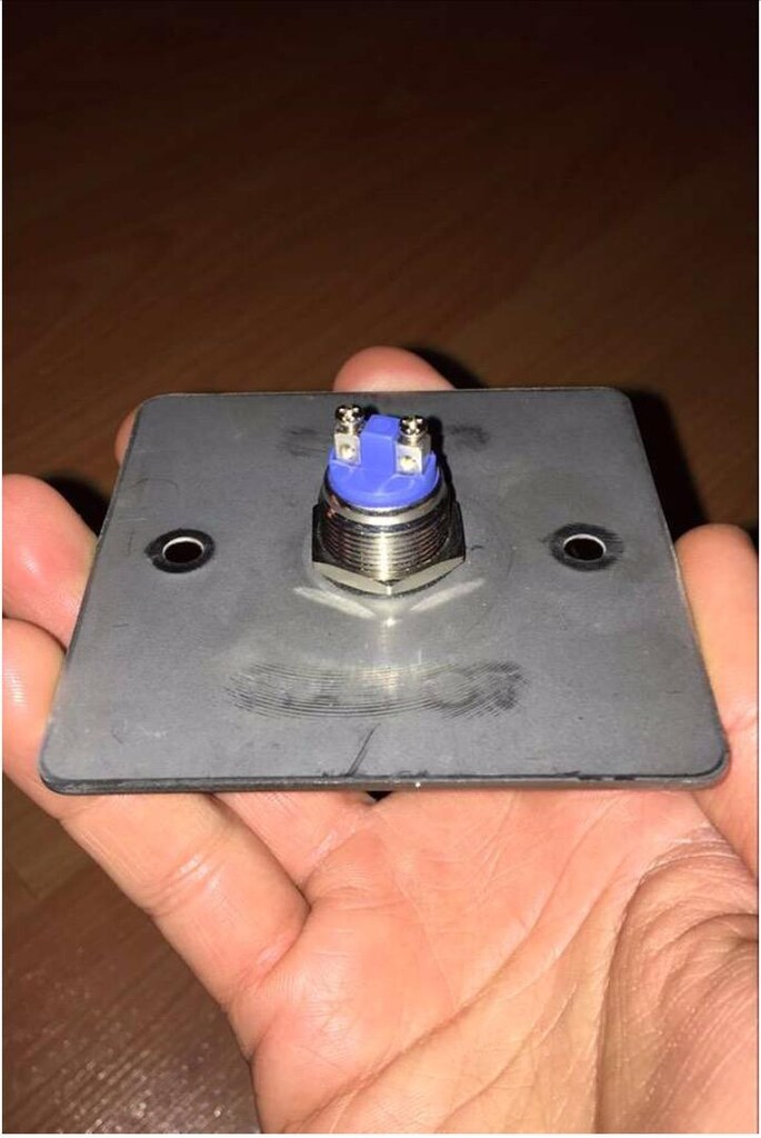 Metal sıvaüstü kapı açma buton çıkış buton - 2