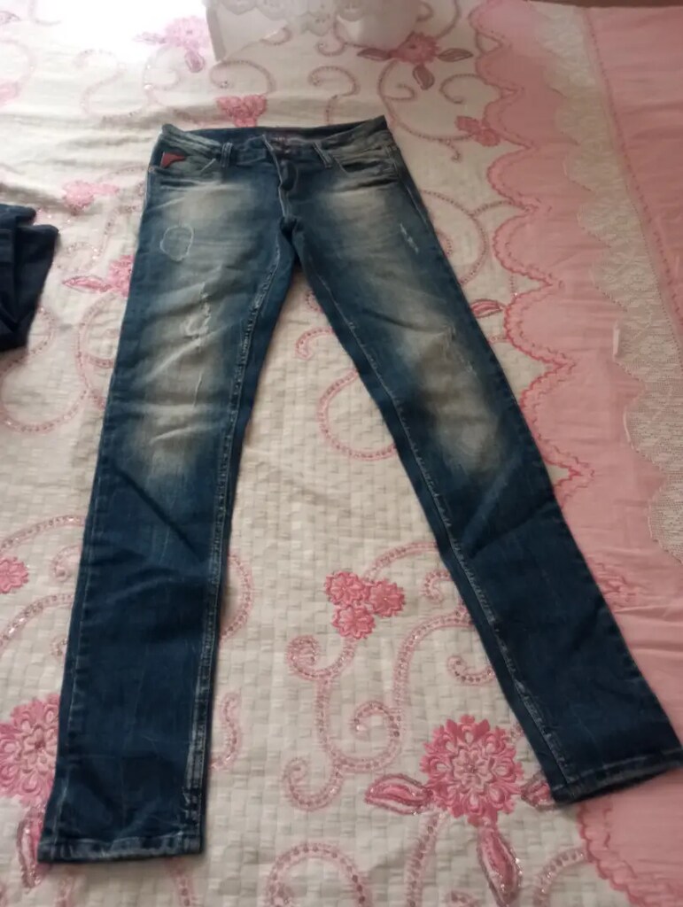 Slim fit kot pantolon