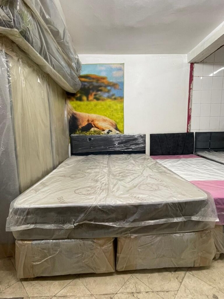 Çift kişilik yatak baza başlık sıfır - 2