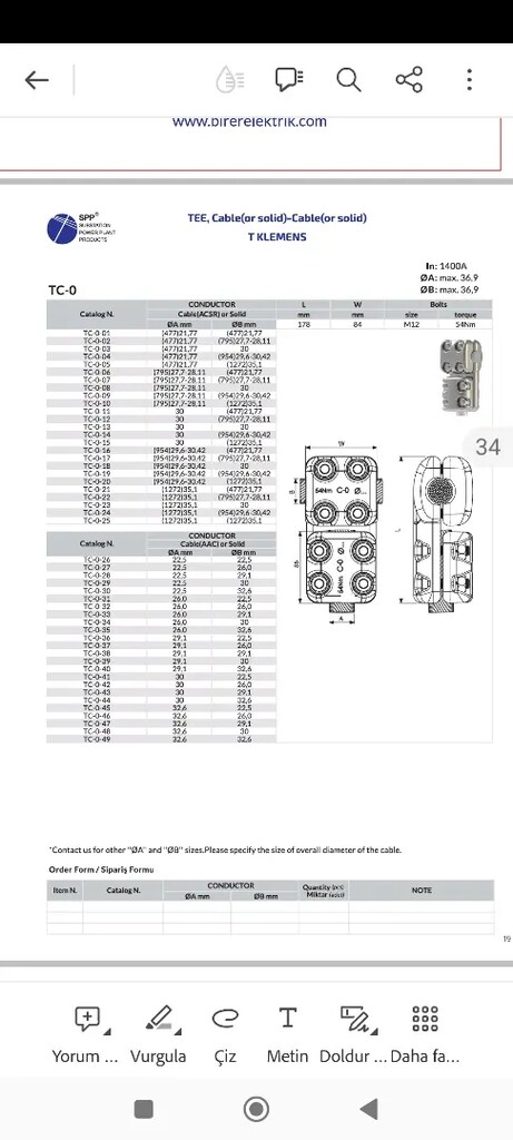 YÜKSEK GERİLİM T KLEMENS (7 ADET VARDIR) - 4