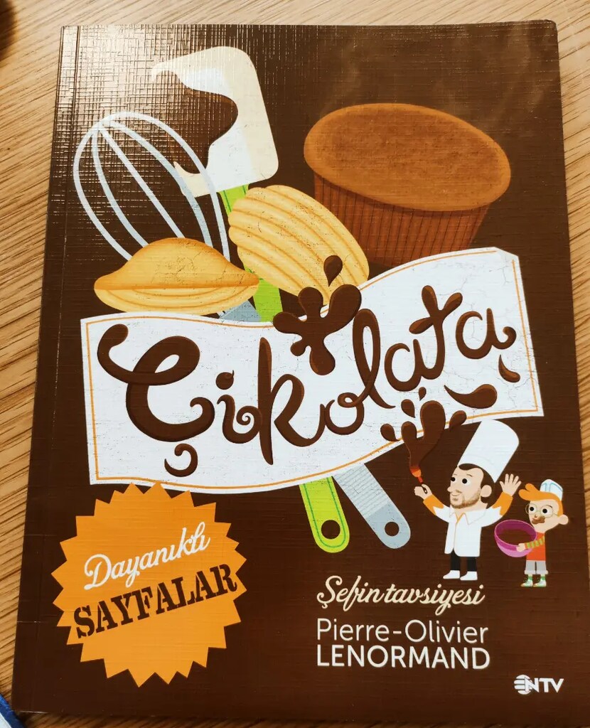 ÇİKOLATA MİNİK ŞEFİN TAVSİYESİ NTV çocuk kitabı