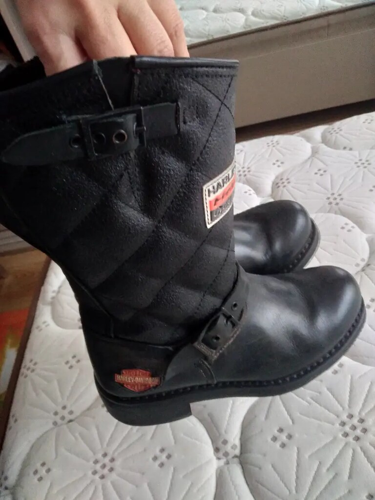 Harley davidson bot çizme