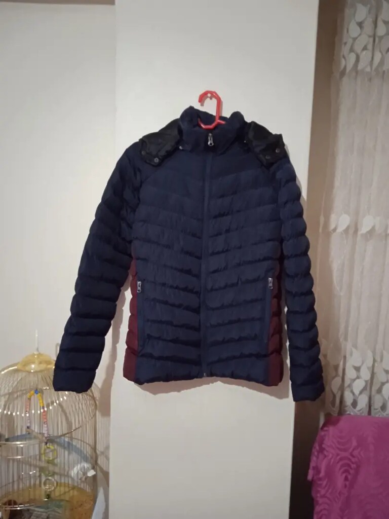 S Beden Şişme Erkek Mont